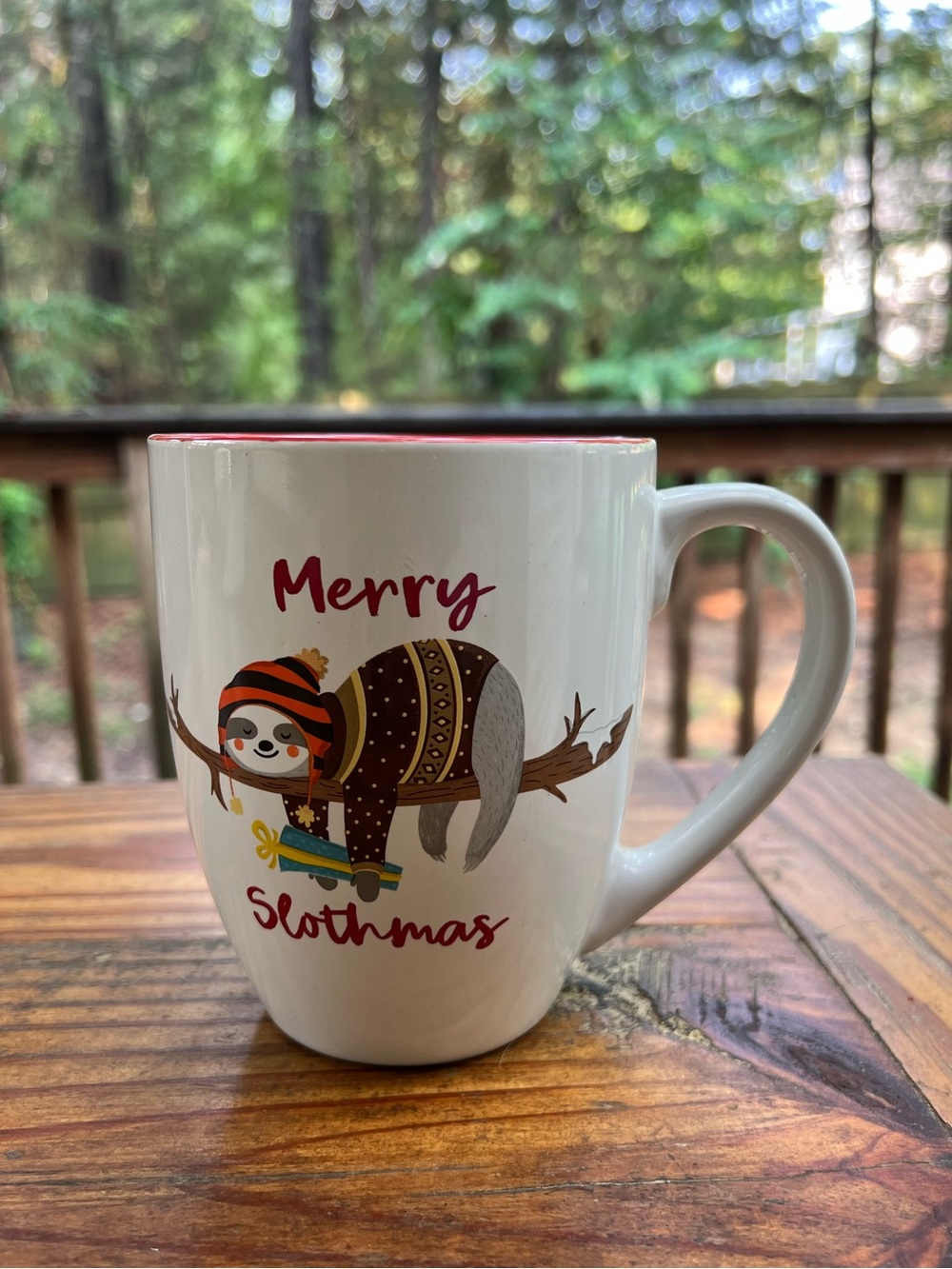 ECCOLO Merry Slothmas Christmas Ceramic Mug 2018 18 oz Mug